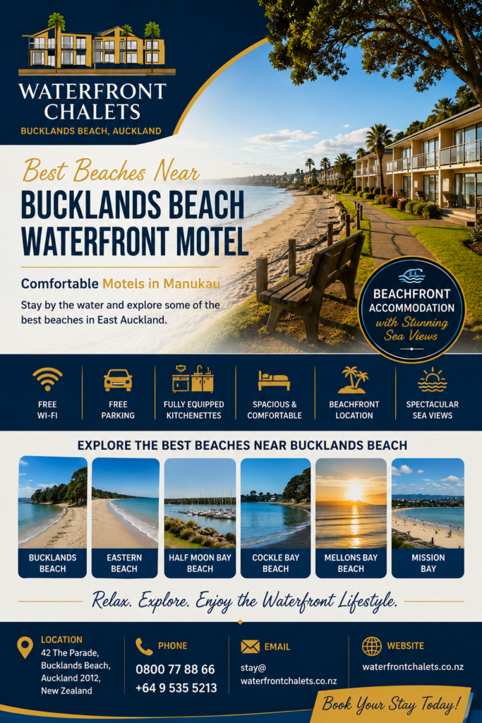Waterfront Chalets (Bucklands Beach Waterfront Motel) located at 42 The Parade, Bucklands Beach, Auckland, New Zealand